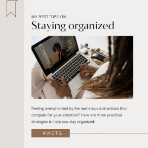 My Best Tips On Staying Organized EBook